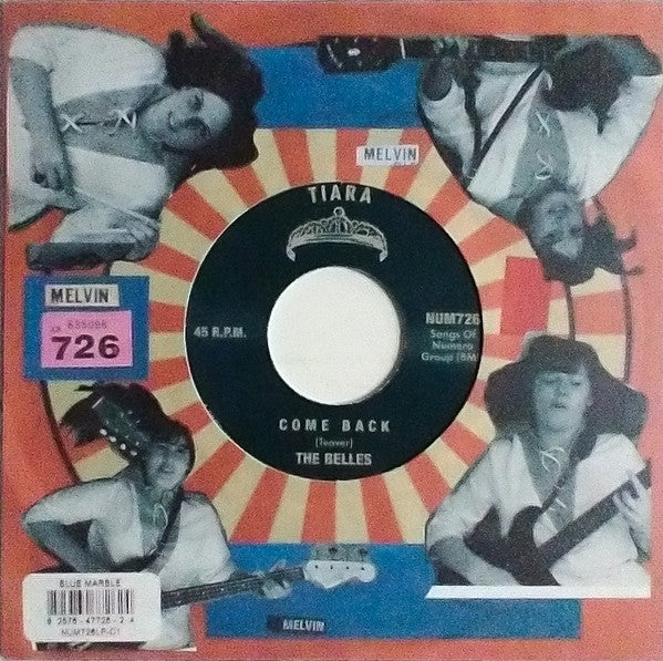 BELLES, THE (ザ・ベルズ)  - Melvin / Come Back (US 限定再発「ブルーマーブル VINYL」7" /New) 米ガールズガレージ66年デビューシングル！