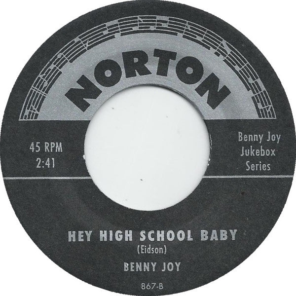 BENNY JOY (ベニー・ジョイ)  - Little Red Book / Hey High School Baby (US 限定再発  7"  /廃盤 New)