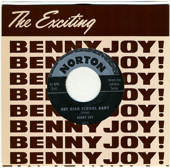 BENNY JOY (ベニー・ジョイ)  - Little Red Book / Hey High School Baby (US 限定再発  7"  /廃盤 New)