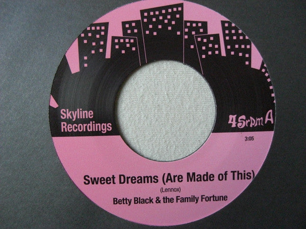 BETTY BLACK & THE FAMILY FORTUNE (ベティ・ブラック &  ザ・ファミリー・フォーチューン)  - Sweet Dreams (Are Made Of This) (UK 「200枚限定」7" / New)