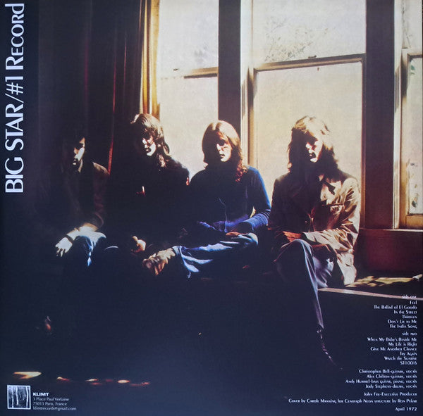 BIG STAR (ビッグ・スター)  - #1 Record (フランス 限定「ブルーVINYL」再発  LP/ New) アレックス・チルトン在籍、’73年デビュー・アルバム