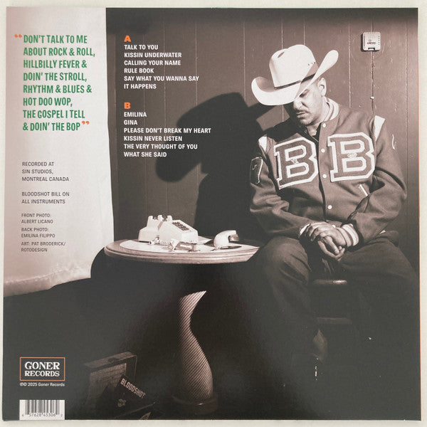 BLOODSHOT BILL (ブラッドショット・ビル)  - So Fed Up ! (US限定プレス「黒盤」LP /New) '25年19枚目の新作アルバム。原始ワイルドなローファイ・ロックンロール全12曲。