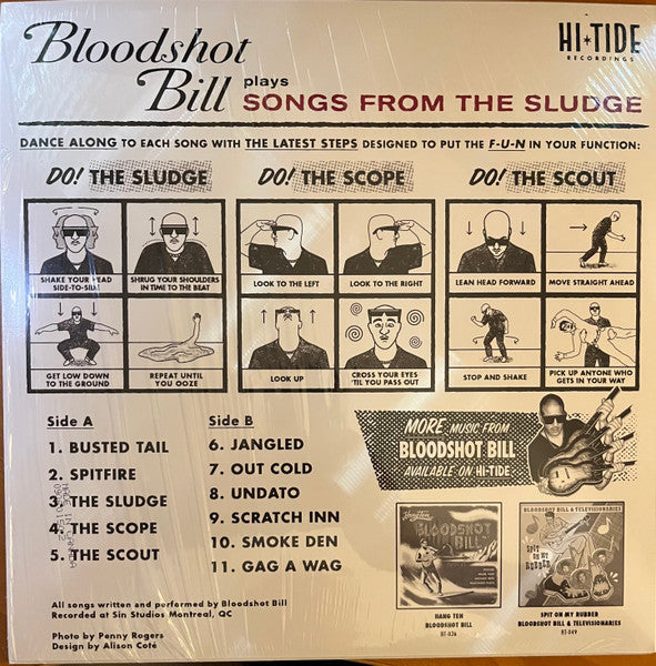 BLOODSHOT BILL (ブラッドショット・ビル)  - Songs From The Sludge (US 限定「スプラッターVINYL」LP/New)