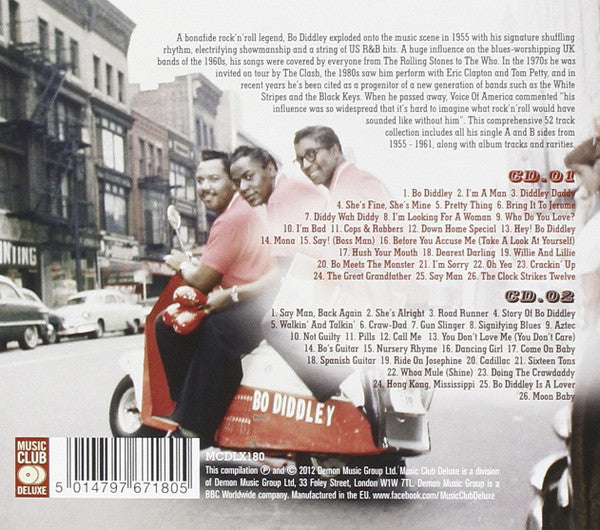 BO DIDDLEY (ボ・ディドリー)  - Diddley Daddy: The Collection (UK 限定CDx2枚組 /New) ベスト全52曲 !