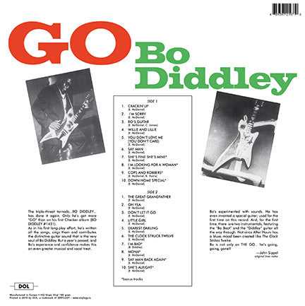 BO DIDDLEY (ボ・ディドリー)  - Go Bo Diddley (EU 限定復刻再発 180g LP - 見開きジャケ /廃盤 New-DOL971HG)