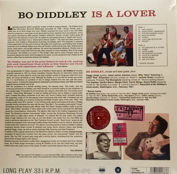 BO DIDDLEY (ボ・ディドリー)  - Bo Diddley Is A Lover (EU 限定復刻ボーナス入り再発180g LP/New-WaxTime 772067)