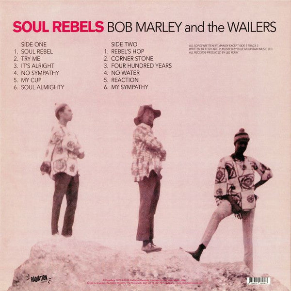 BOB MARLEY & THE WAILERS (ボブ・マーリー & ザ・ウェイラーズ)  - Soul Rebels (Italy 限定復刻再発 LP/New)