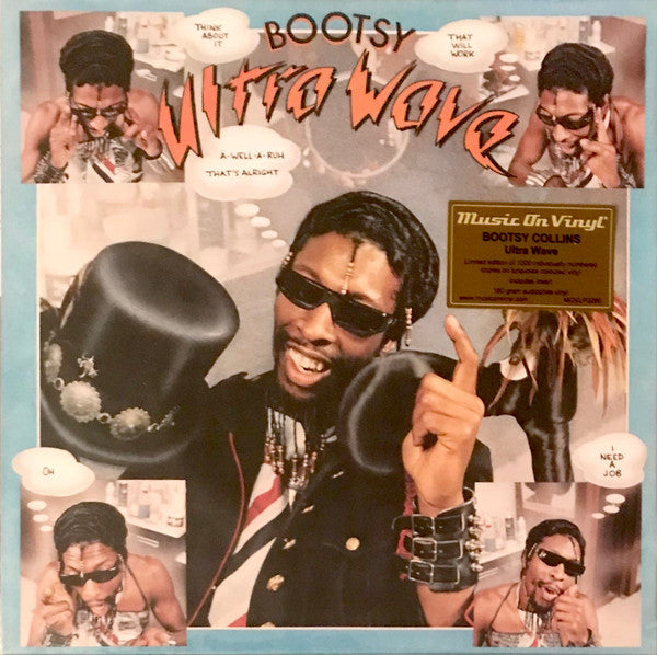 BOOTSY COLLINS (ブーツィー・コリンズ)  - Ultra Wave (EU M.O.V社 1000枚限定復刻再発「ライトブルー VINYL」180g ステレオ LP/New)