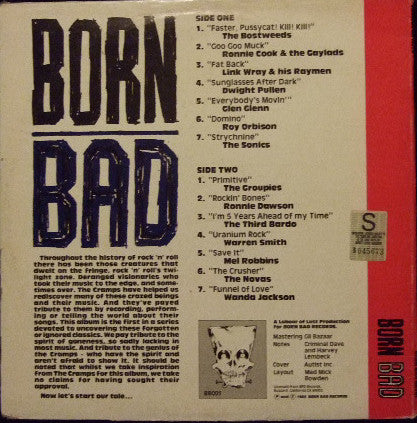 V.A. クランプスの大人気カヴァ原曲コンピ (クランプスの大人気カヴァ原曲コンピ)  - Born Bad Vol.1 (EU 限定再発アナログ LP/New)
