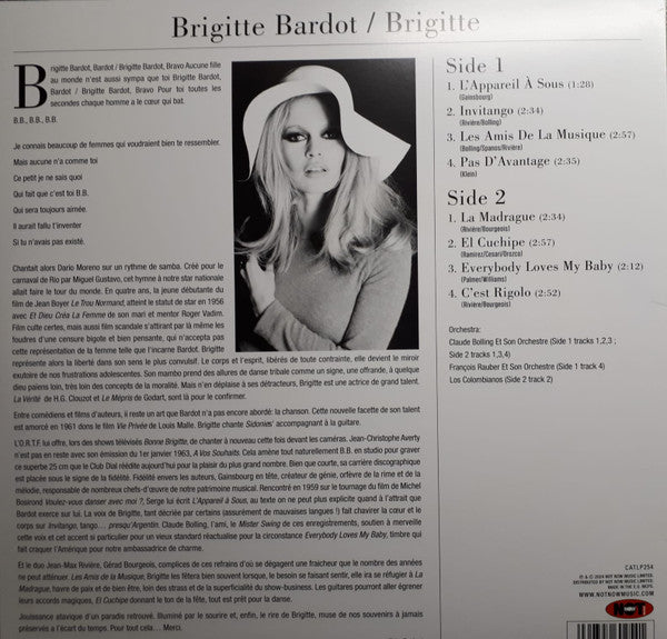 BRIGITTE BARDOT (ブリジット・バルドー)  - Brigitte (EU 限定復刻再発 LP/New)