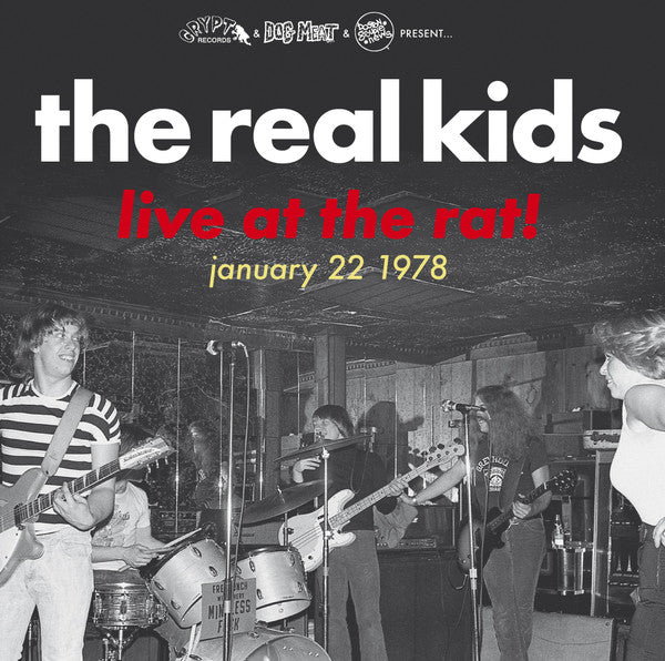 REAL KIDS, THE (ザ・リアル・キッズ)  - Live At The Rat! January 22 1978 (German 限定プレス LP / New) 見開きジャケ！
