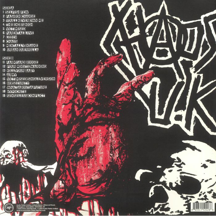 CHAOS U.K. (カオス U.K.) - Total Chaos : The singles Collection (UK 限定再発 LP/  New)