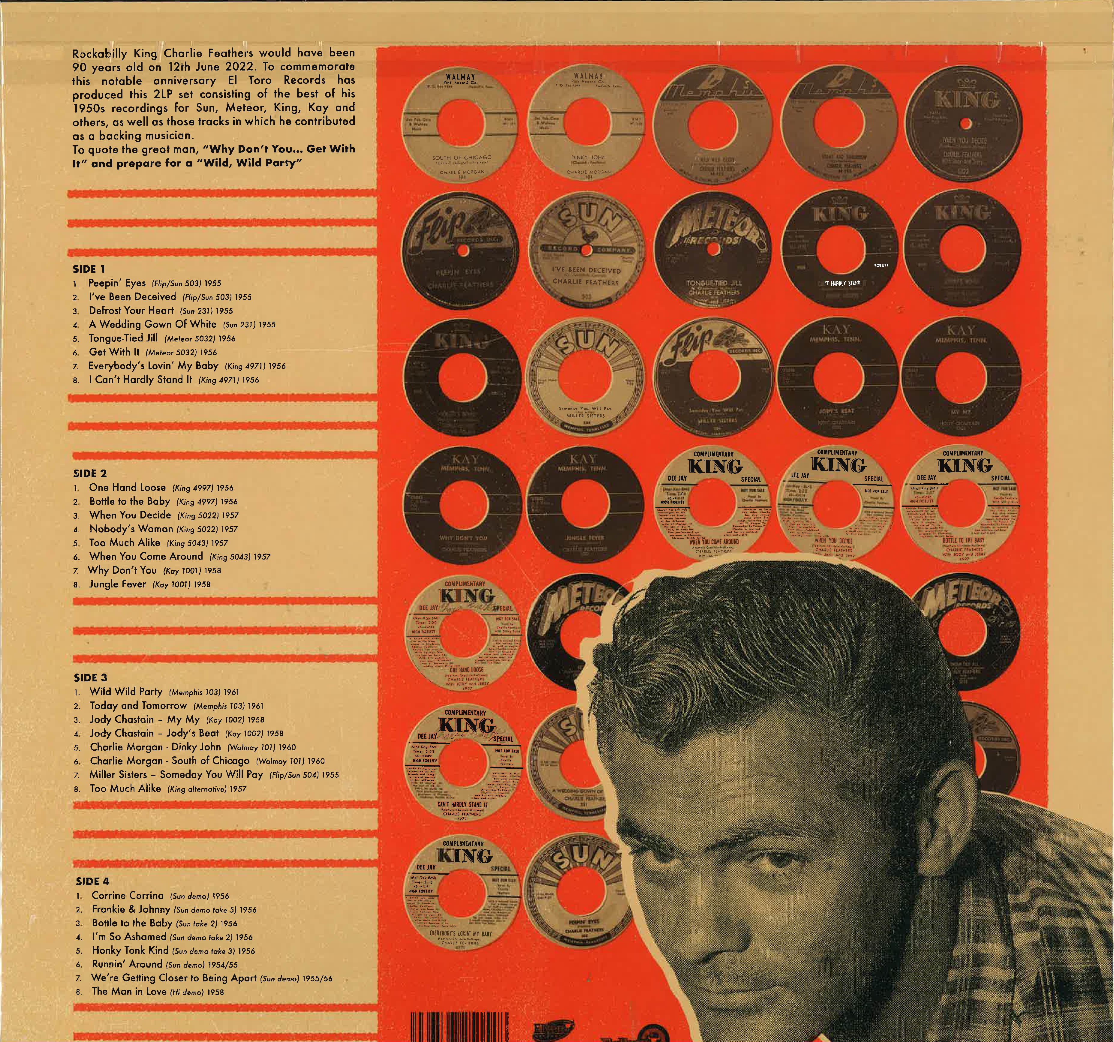 CHARLIE FEATHERS (チャーリー・フェザーズ) - Why Don't You Get