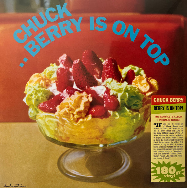 CHUCK BERRY (チャック・ベリー)  - Berry Is On Top (EU ボーナス入り限定復刻再発180g LP/New) '59年大名作サード・アルバム！