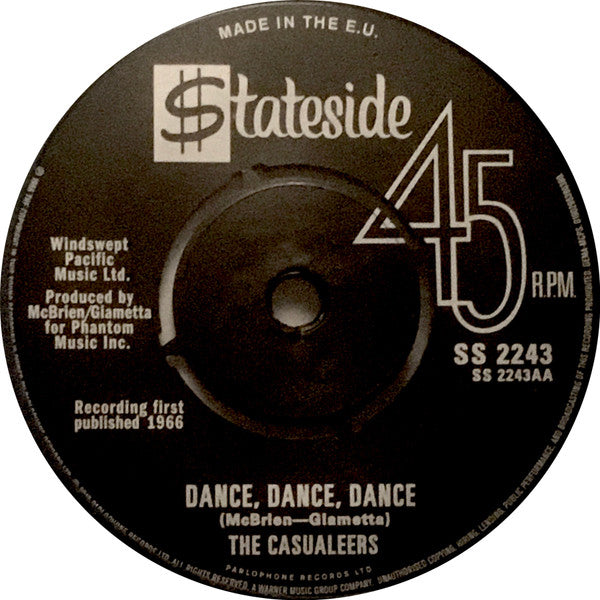 CHUCK WOOD / THE CASUALERRS (チャック・ウッド / カジュアリアーズ)  - Seven Days Too Long / Dance Dance Dance (UK 限定再発スプリット7" /New)