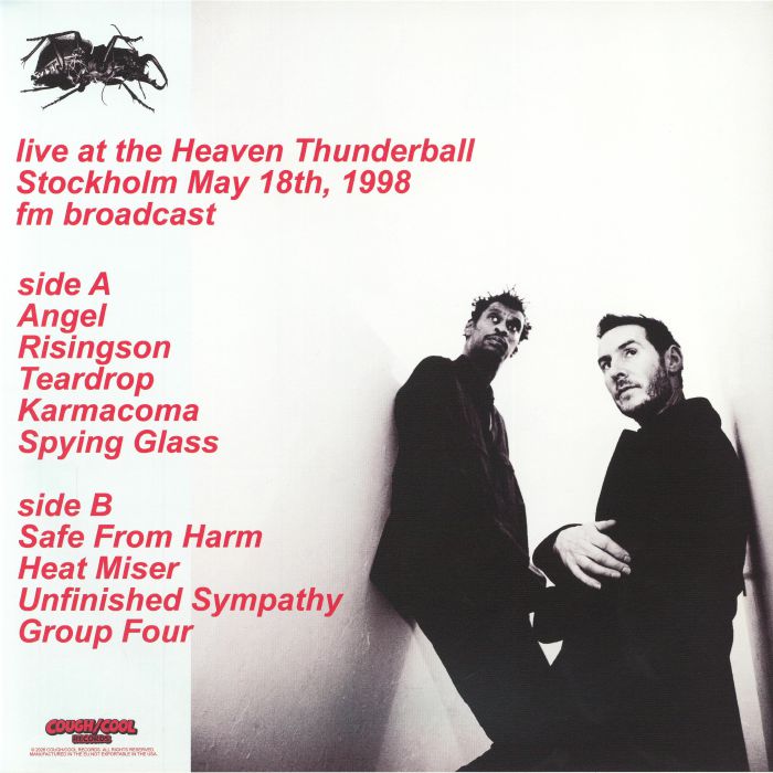MASSIVE ATTACK (マッシヴ・アタック)  - Live Heaven Broadcast (EU 限定500枚「クリスタルクリア盤」 LP/NEW) '98年スウェーデン録音ライブアルバム