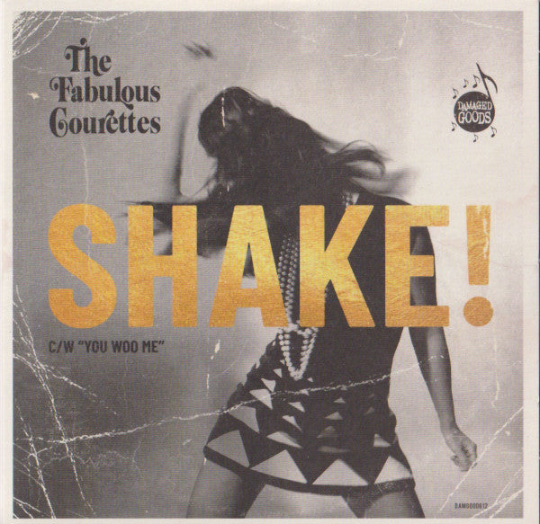 COURETTES (クーレッツ [コーレッツ])  - Shake! / You Woo Me (UK 限定ジャケ付き「ゴールド VINYL」7" /New)