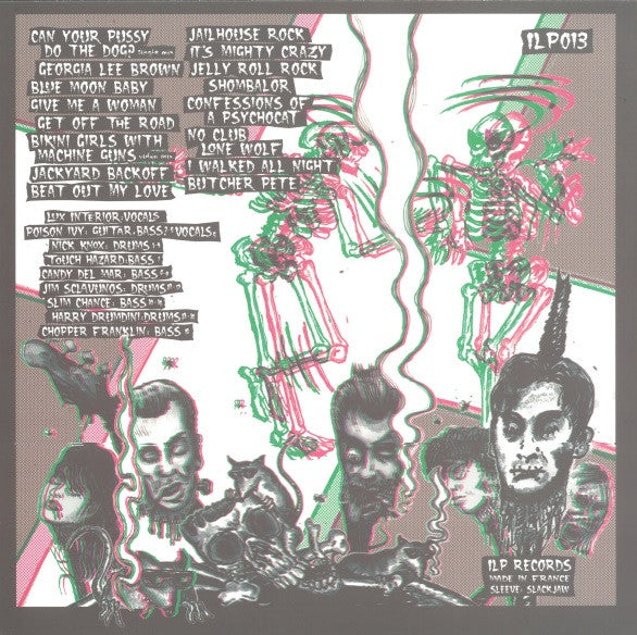 CRAMPS (クランプス)  - Back To The Bone (EU  たったの100枚限定プレス16曲入り「黒盤」LP+3Dジャケ/New) 初期コンピ「Off The Bone」の続編、'86〜'03年シングル・コンピ。