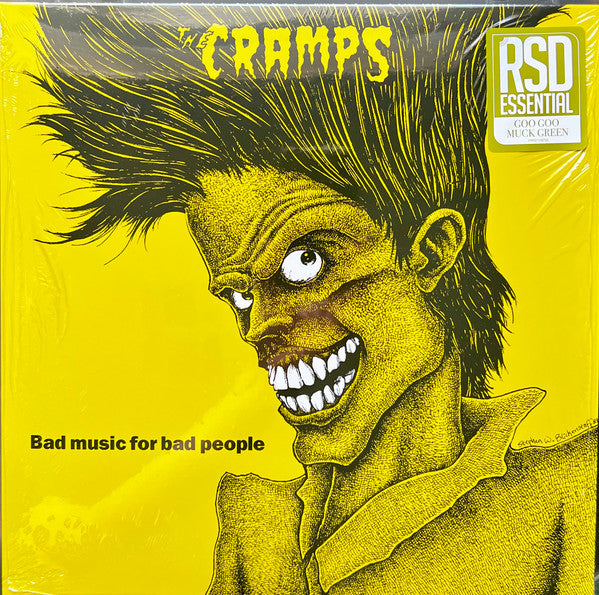 CRAMPS, THE (ザ・クランプス)  - Bad Music For Bad People (US '26 レコードストア・デイ「エッセンシャル」正規限定復刻再発「グリーン Vinyl」LP/ New) '84年コンピ！