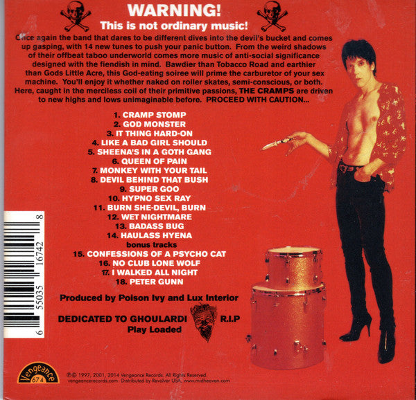 CRAMPS, THE (ザ・クランプス)  - Big Beat From Badsville (US 正規限定ボーナス追加18曲入り「見開き紙ジャケ」CD/New) '97年通算7作目フル・アルバム！