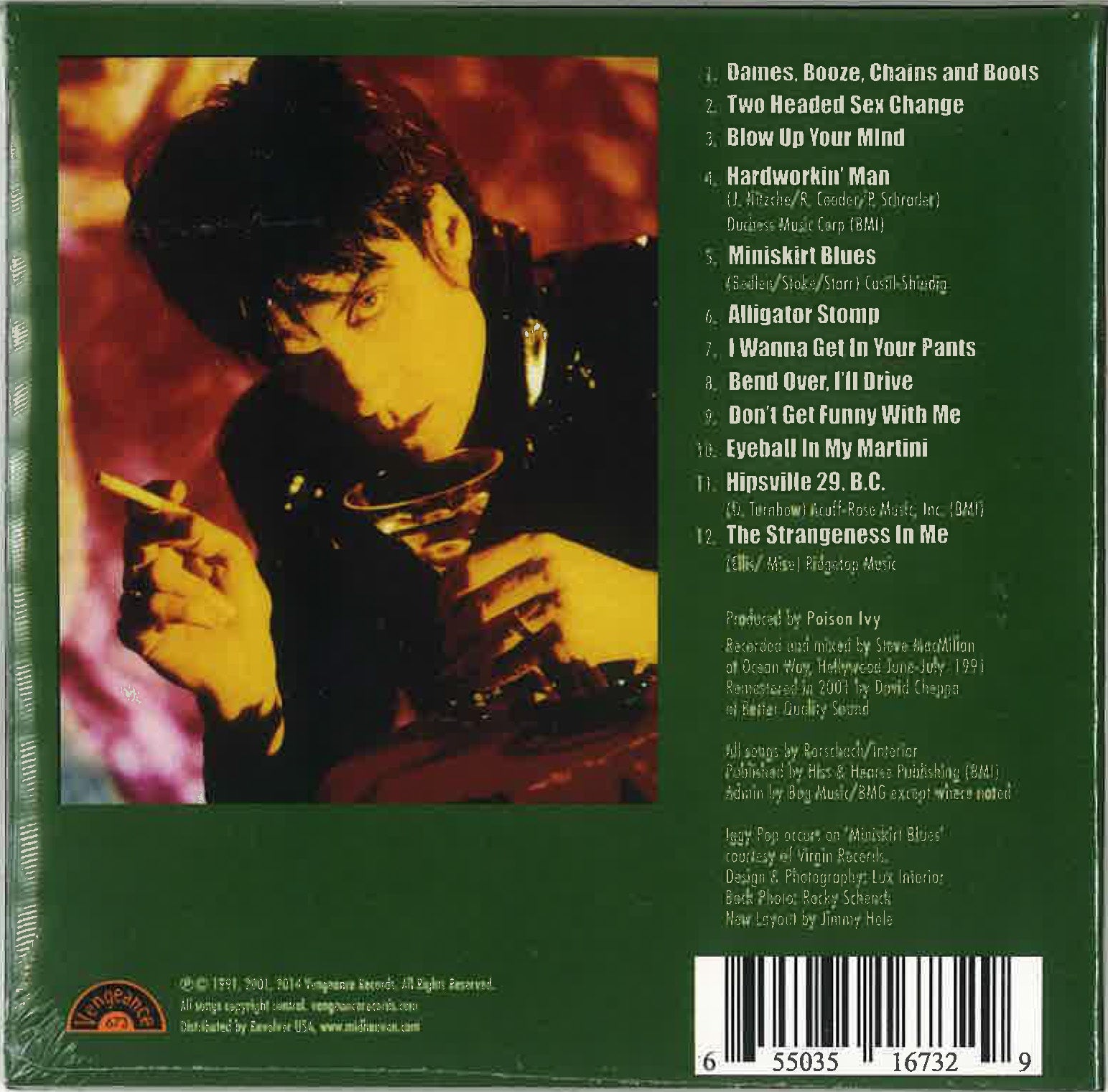 CRAMPS, THE (ザ・クランプス)  - Look Mom No Head! (US 正規限定「見開き紙ジャケ」CD/New)'91年スタジオ録音通算5枚目アルバム