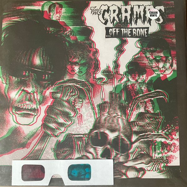 CRAMPS (クランプス)  - Off The Bone (EU リプロ再発「ブルーVINYL」LP+3Dグラス/3D印刷ジャケ/New)