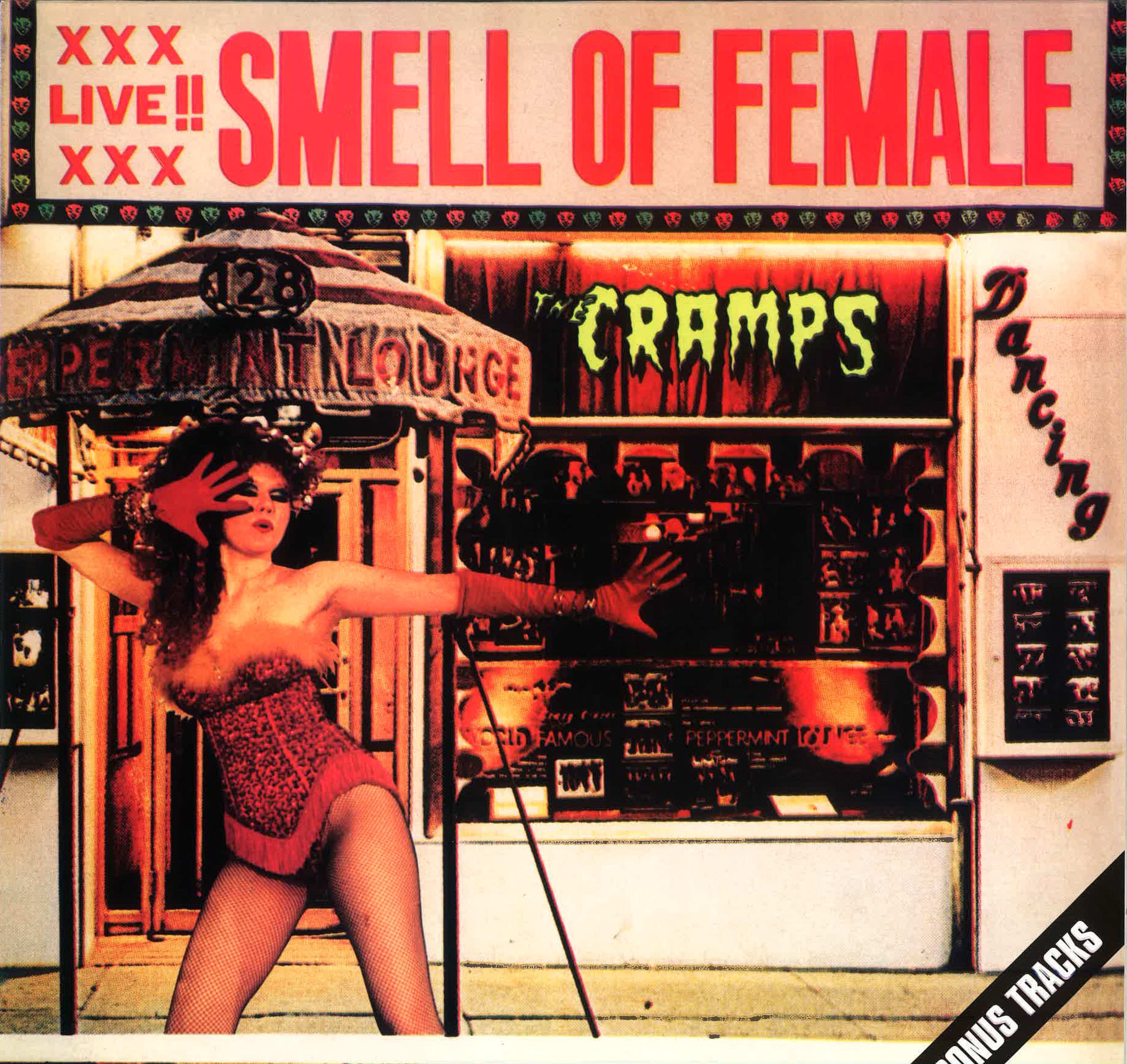 CRAMPS (クランプス)  - Smell Of Female (ドイツ限定ボーナス入りリプロ再発9曲入り「黒盤」 LP/ New) ’83年N.Yライブ完全版！