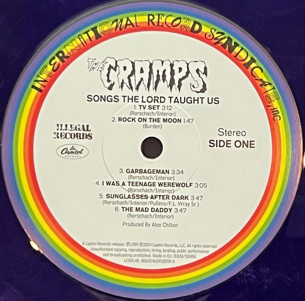CRAMPS (クランプス)  - Songs The Lord Taught Us (EU '24 正規限定復刻再発「（恐らく）カラーVinyl」LP/New)’80年フルデビュー・アルバム！