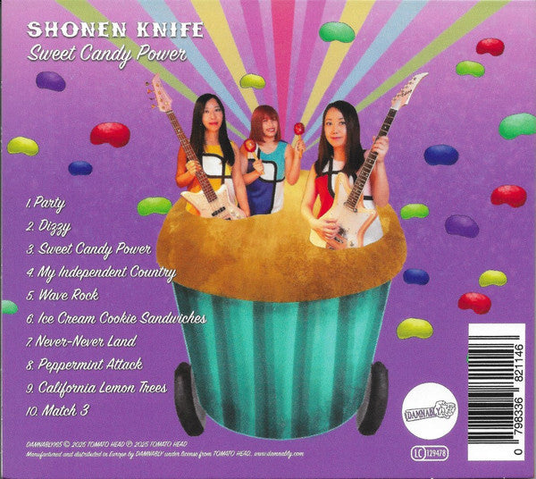 少年ナイフ (Shonen Knife) - Sweet Candy Power (EU 正規限定再発デジパックCD/NEW) '19年21thアルバム