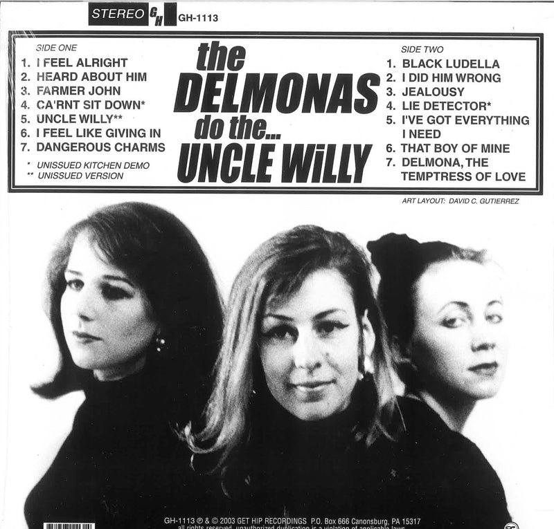 DELMONAS (デルモナス)  - Do The Uncle Willy (US 200枚限定再発「グリーン VINYL」150g LP/New)