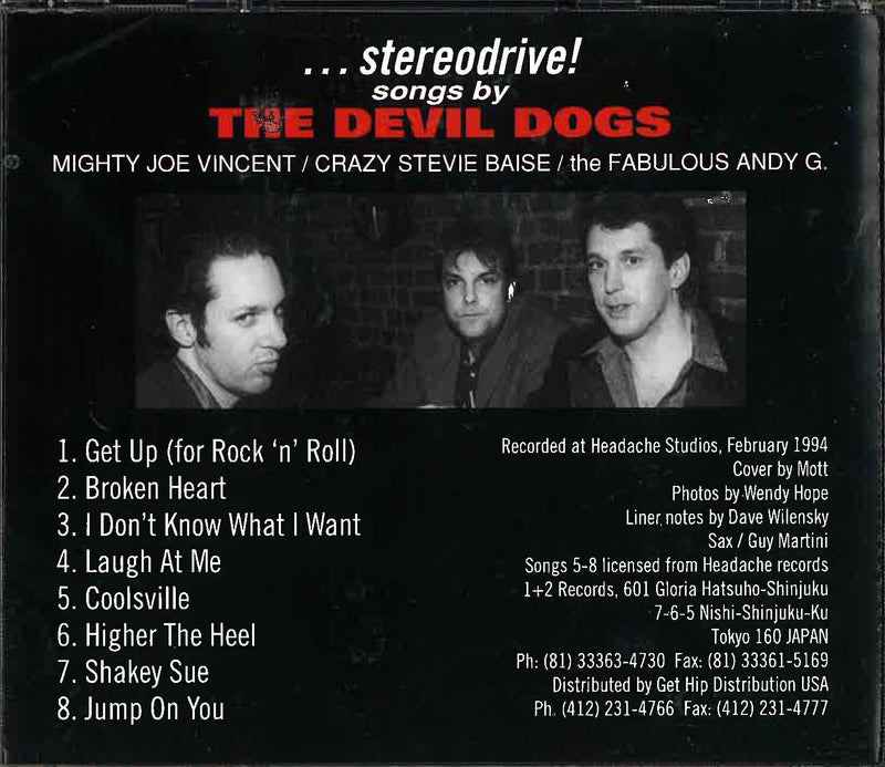 DEVIL DOGS (デヴィル・ドッグス)  - Stereodrive! (日本 限定 CD/New 廃盤)