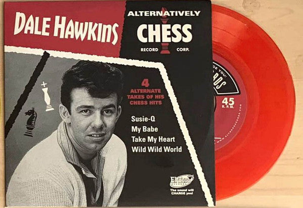 DALE HAWKINS (デイル・ホーキンス)  - Alternatively CHESS / Oh! Suzy-Q +3 (Spain 限定4曲入りジャケ付き「赤盤」7インチEP/New)