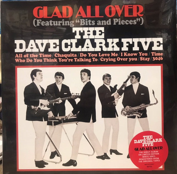 DAVE CLARK FIVE (デイブ・クラーク・ファイブ)  - Glad All Over (UK 限定リマスター再発「ホワイト VINYL」LP/New)