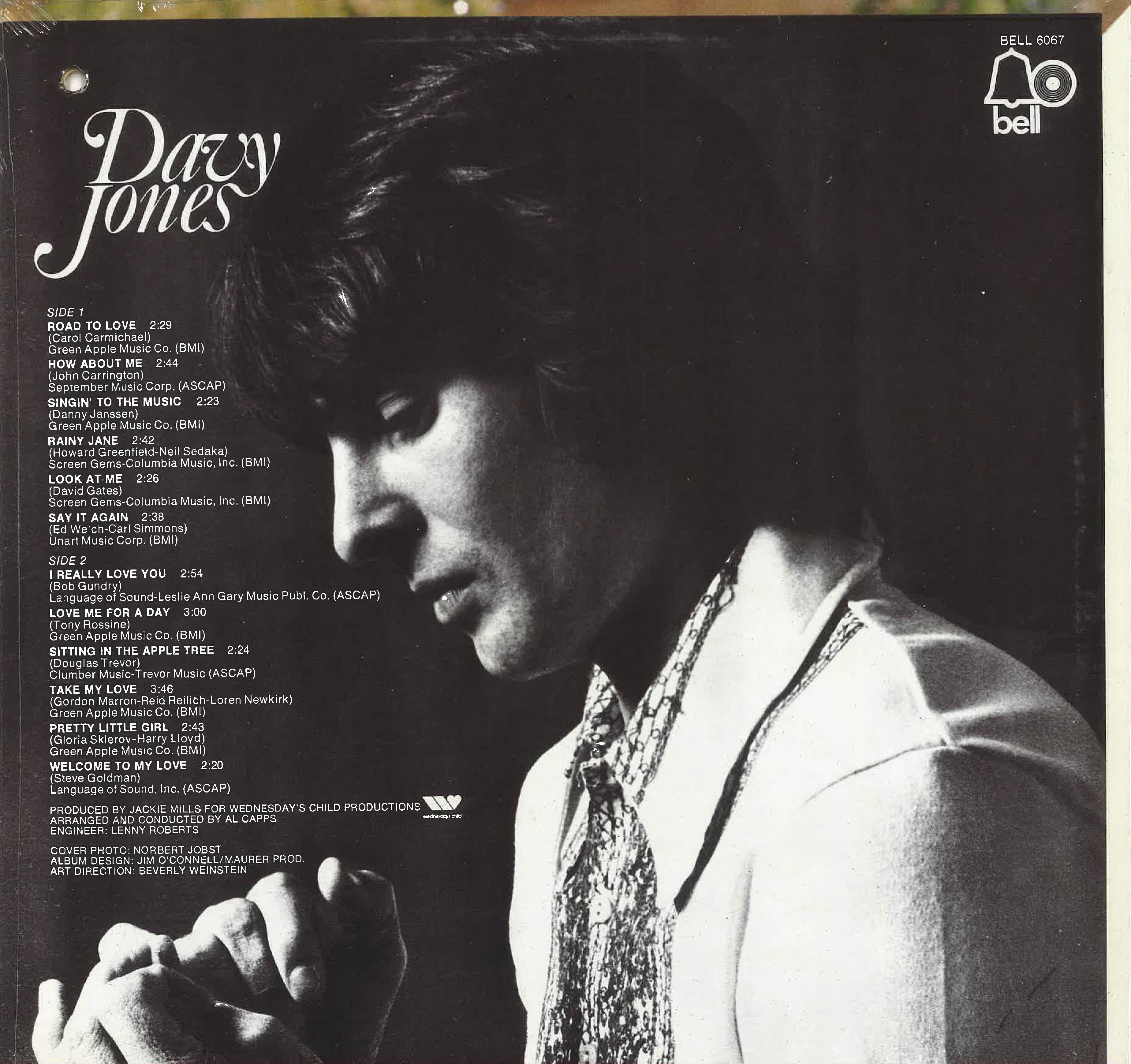 DAVY JONES (デイビー・ジョーンズ) - Davy Jones (US '71年オリジナル LP/廃盤 New)