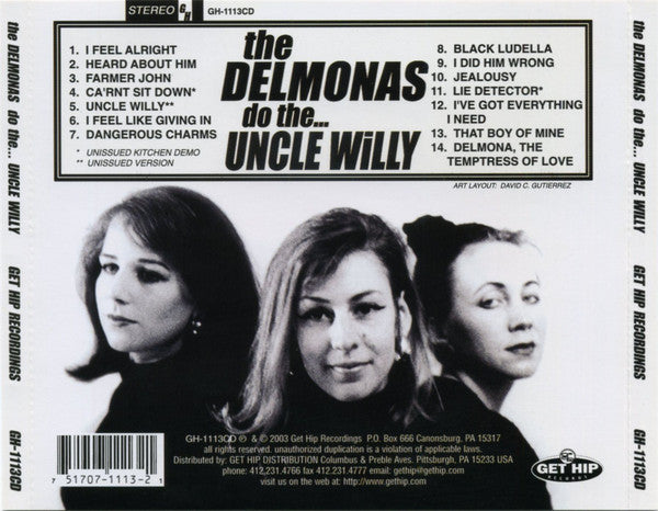 DELMONAS (デルモナス)  - Do The Uncle Willy (US 限定再発 CD/New)