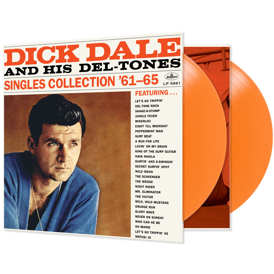 DICK DALE & HIS DEL-TONES (ディック・デイル & デルトーンズ)  - Singles Collection '61-'65 (US 限定「オレンジ・ヴァイナル」モノラル2xLP/New)