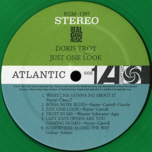 DORIS TROY (ドリス・トロイ)  - Sings Just One Look (US 限定「エメラルド・グリーンVINYL」再発 LP/New)