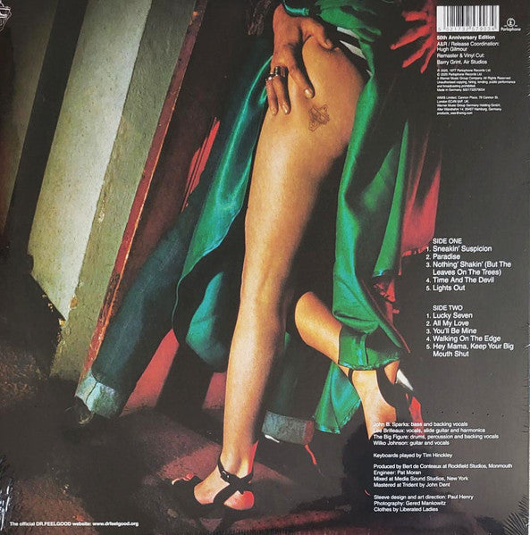 DR.FEELGOOD (ドクター・フィールグッド)  - Sneakin' Suspicion  (UK 発売50周年限定復刻リマスター再発ステレオ LP/ New) 英パブロック界名作'77年スタジオ録音サード・アルバム