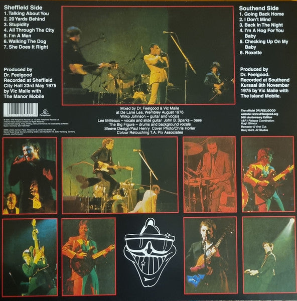 DR.FEELGOOD (ドクター・フィールグッド)  - Stupidity (UK 発売50周年限定復刻リマスター再発ステレオ LP/ New) '76年全英1位初のライブ・アルバム