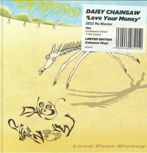 DAISY CHAINSAW (デイジー・チェーンソー)  - Love Your Money (UK/EU 限定ブルーヴァイナル 7インチ/NEW)