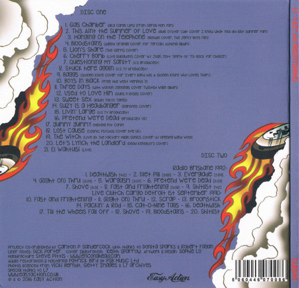 L 7 (エル・セブン)  - Fast And Frightening (UK 限定リリース 2xCD/NEW) '16年レア音源コンピレーション