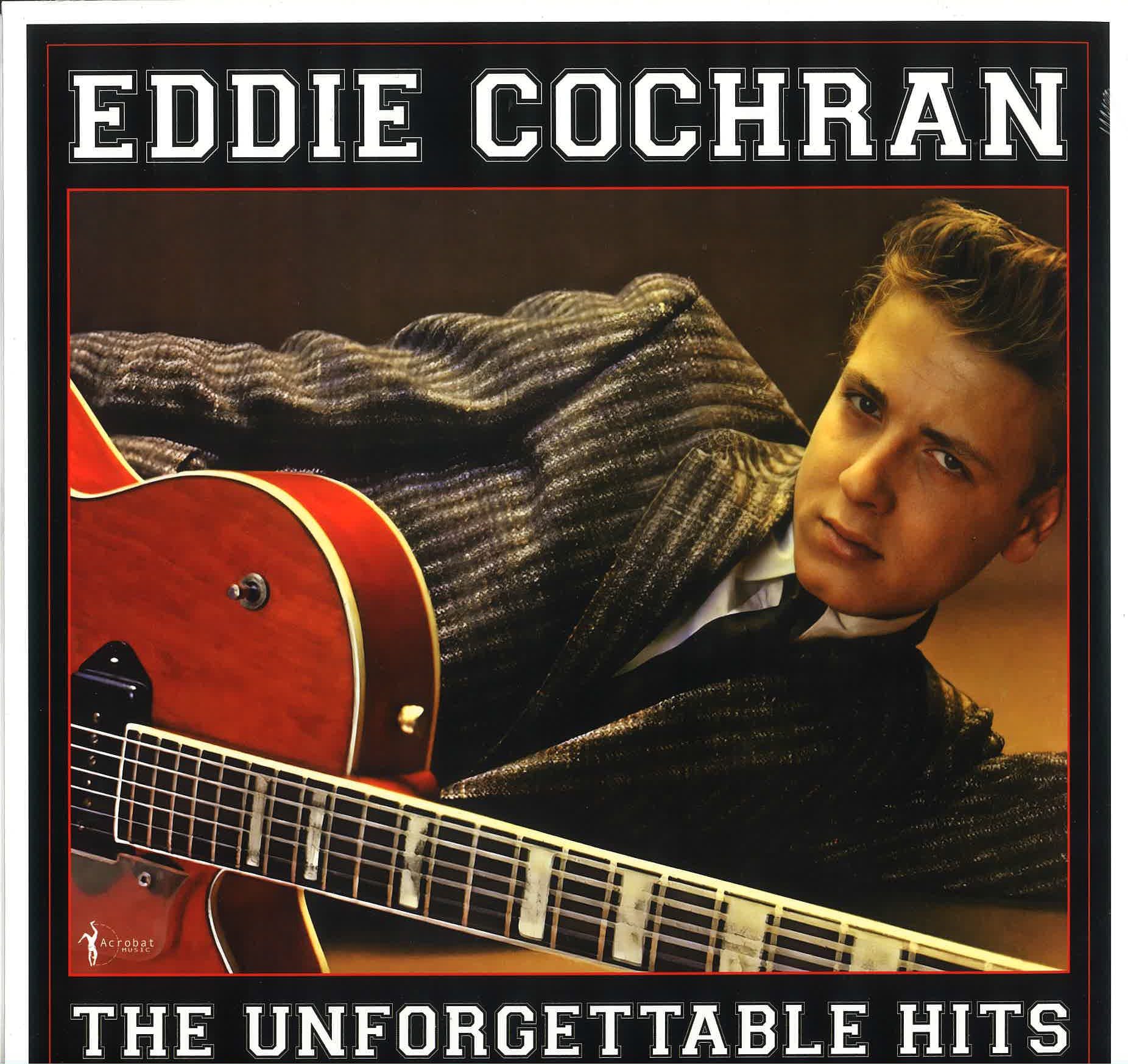 EDDIE COCHRAN (エディ・コクラン)  - The Unforgettable Hits (EU 限定プレス LP/New) ベスト全20曲！
