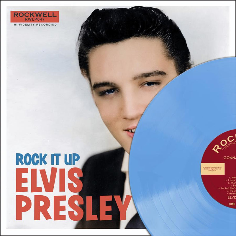 ELVIS PRESLEY (エルヴィス・プレスリー)  - Rock It Up (EU 限定「ライト・ブルー・ヴァイナル」LP/New) '54〜'56年別テイク全14曲！