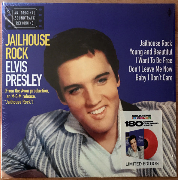 ELVIS PRESLEY (エルヴィス・プレスリー)  - Jailhouse Rock  (EU 限定復刻ボーナス入り再発「赤盤」180g  LP/New)
