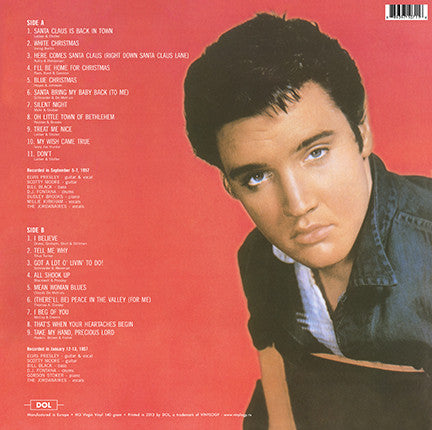 ELVIS PRESLEY (エルヴィス・プレスリー)  - Elvis' Christmas Album (EU 限定再発「ゴールド ヴァイナル」LP/New)