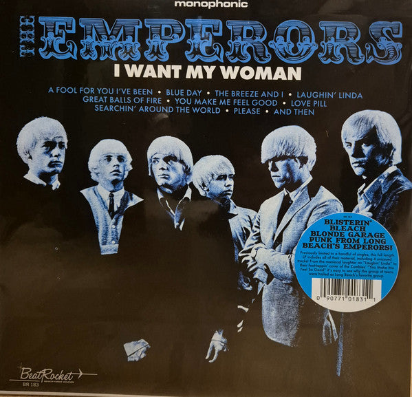 EMPERORS, THE (エンペラーズ)  - I Want My Woman (US 限定「ホワイト VINYL」LP/ New)