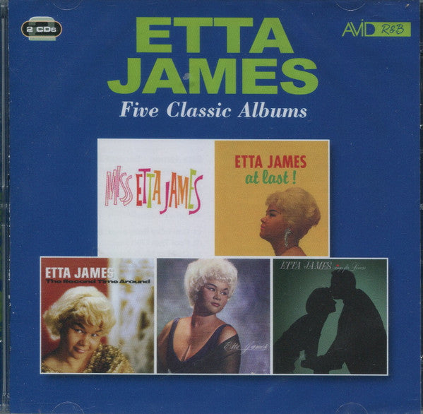 ETTA JAMES (エタ・ジェイムズ)  - Five Classic Albums (UK 限定合体再発CDx2枚組D/New) 全50曲！