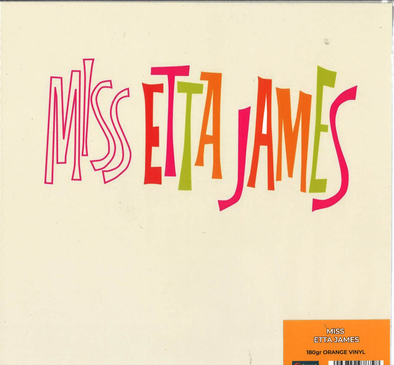 ETTA JAMES (エタ・ジェイムズ)  - Miss Etta James (EU 限定復刻再発「オレンジ VINYL」LP/New)
