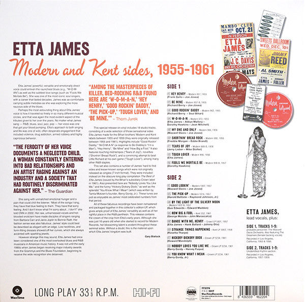 ETTA JAMES (エタ・ジェイムズ)  - Tears Of Joy Modern and Kent Sides 1955-1961 (EU 限定リリース 180g アナログ LP/New)