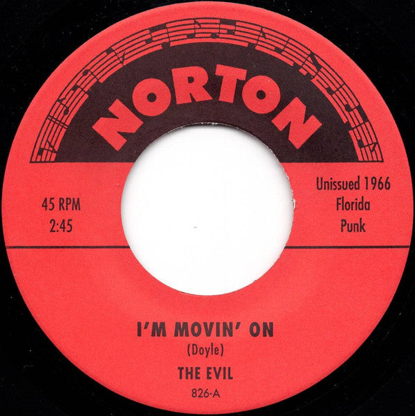 EVIL, THE / MONTELLS, THE (ジ・エヴィル /  ザ・モンテルズ)  - I'm Movin' On / You Can't Make Me (US 限定再発 7" /廃盤 New)